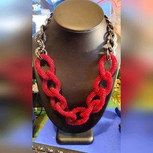 Talbots Jewelry Gunmetal Necklace